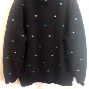 Imperious(IMP)Black Print Sweatshirt